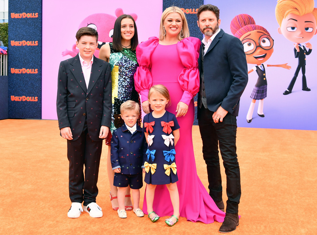 Kelly Clarkson, Seth Blackstock, Remington Alexander Blackstock, Savannah Blackstock, River Rose Blackstock, Brandon Blackstock